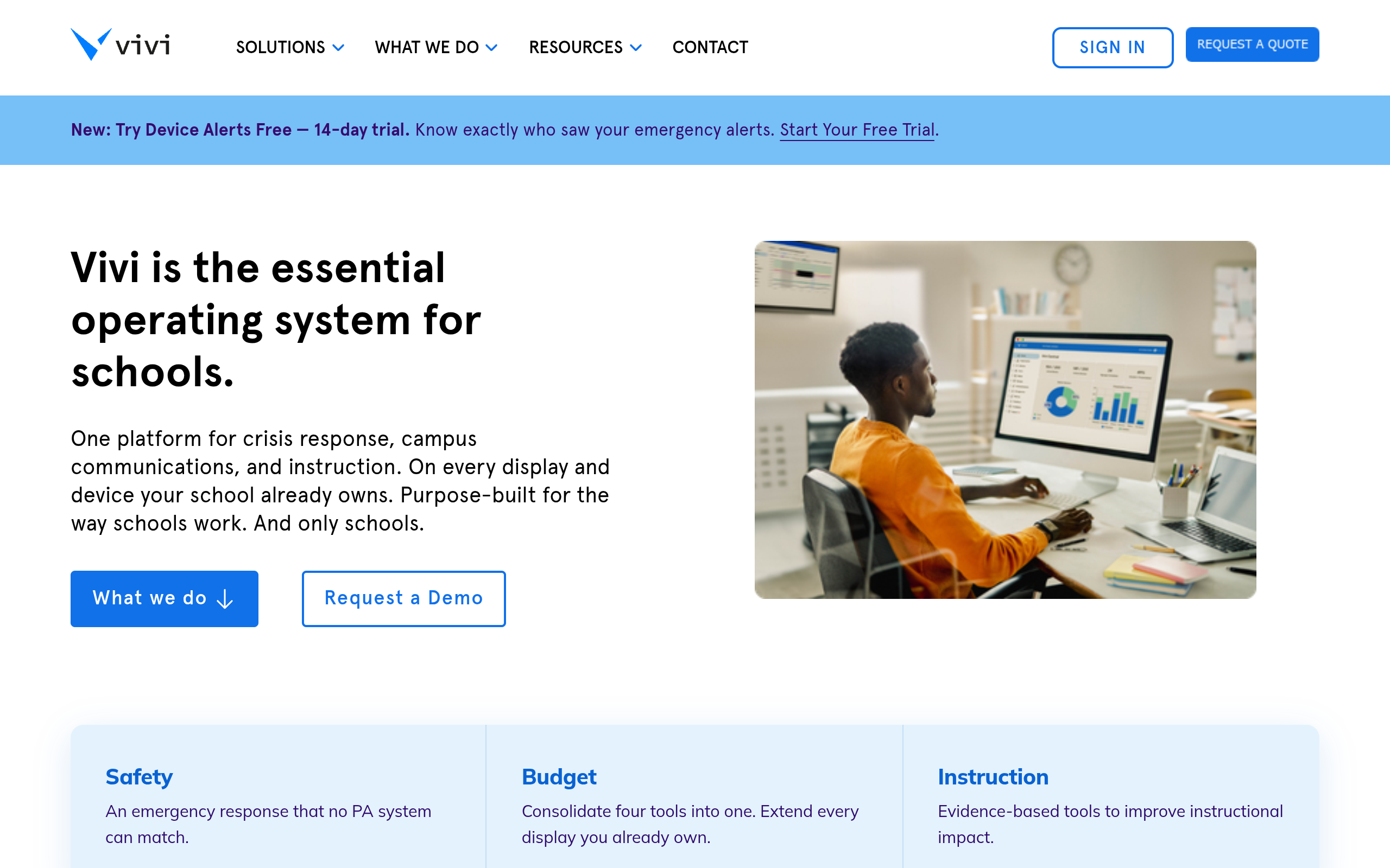 vivi.io project by Websolverz